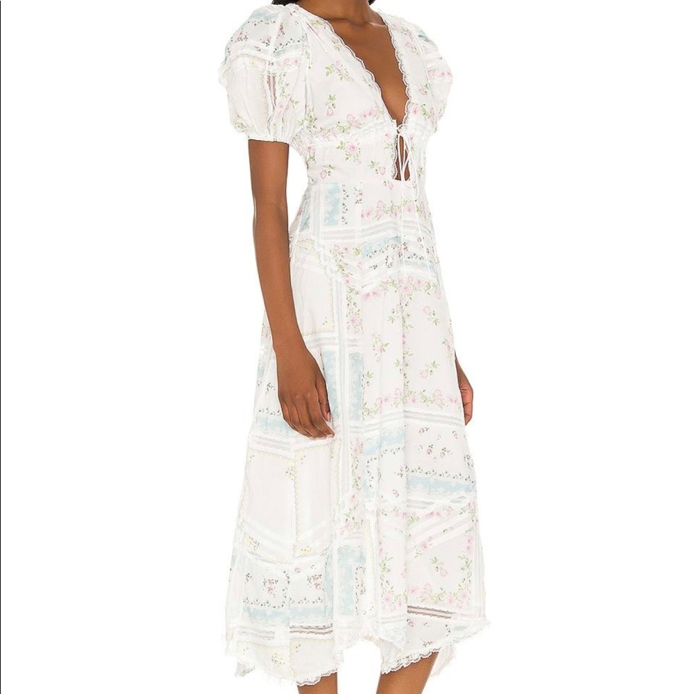 NWT For Love and Lemons Shea Midi Dress sz Small